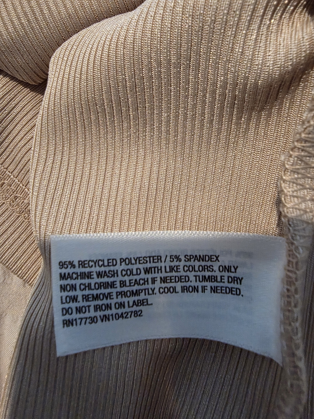 Target Beige Ribbed Tank Top - Picture 5 of 5